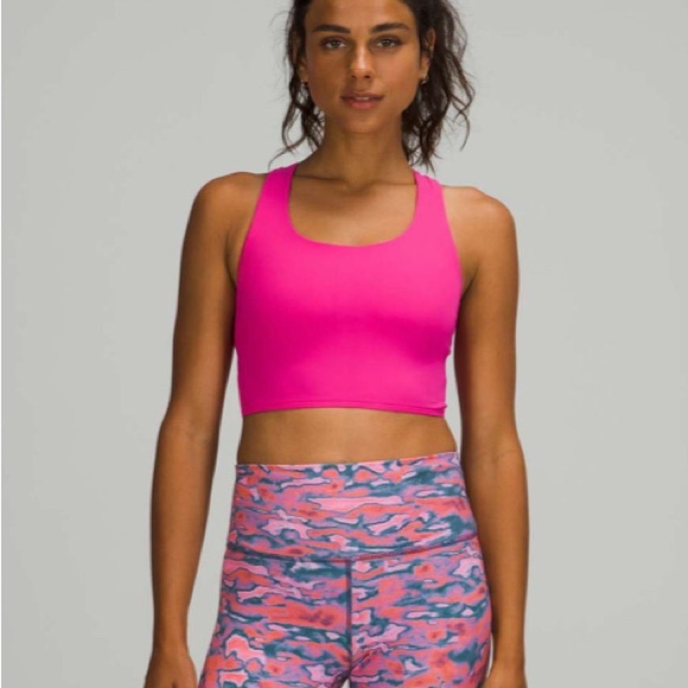 Lululemon Stash It Bra - Sonic Pink - Size 6